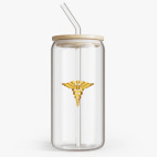 Банка с бамбуковой крышкой