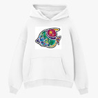 Толстовка худи оверсайз