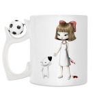 Кружка с футбольным мячиком