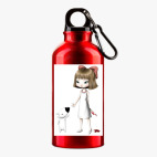 Металлическая бутылка 400 мл UV-DTF