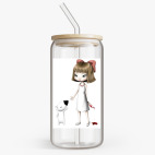 Банка с бамбуковой крышкой