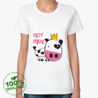 Женская футболка органик