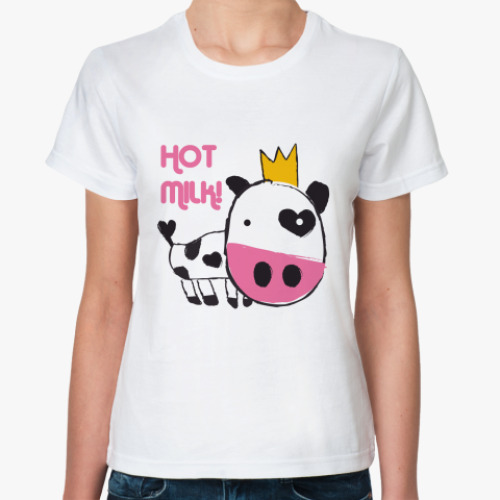 Классическая футболка hot milk