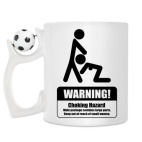 Кружка с футбольным мячиком