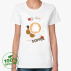 Женская футболка органик