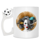 Кружка с футбольным мячиком