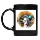 Кружка цветная UV-DTF