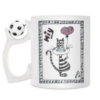 Кружка с футбольным мячиком
