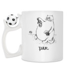 Кружка с футбольным мячиком