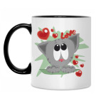 Кружка двухцветная