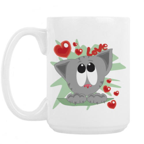Кружка I love cats