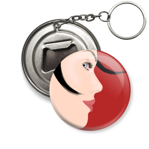 Брелок-открывашка с принтом  GIRL