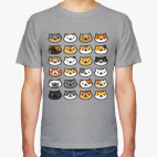 Классическая футболка Котики