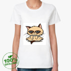 Женская футболка органик