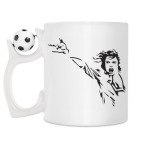 Кружка с футбольным мячиком