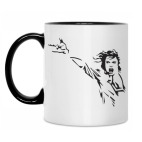 Кружка двухцветная