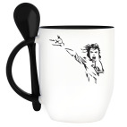 Кружка с ложкой