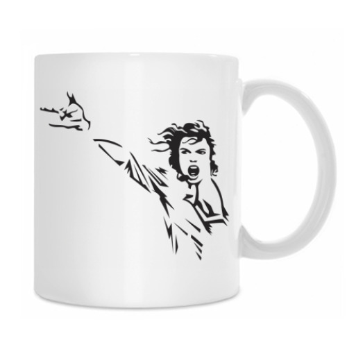 Кружка с принтом Майкл Джексон