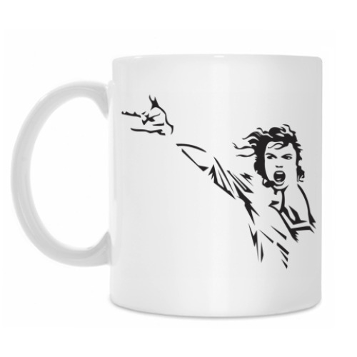 Кружка с принтом Майкл Джексон