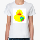 Просто утка (с мячом)