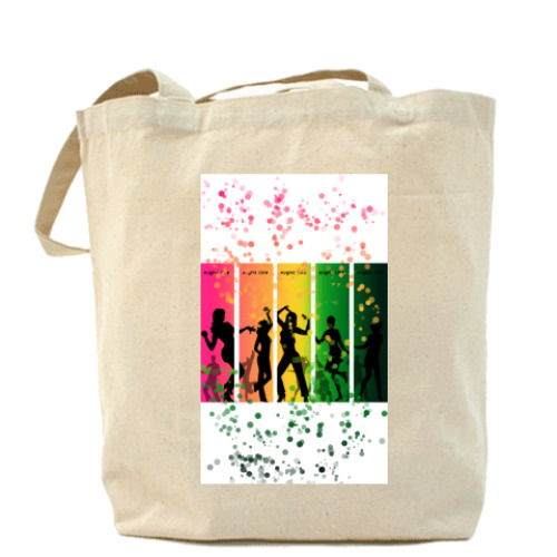 Сумка шоппер с принтом Диско