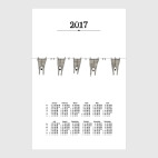 Calendar 2017 Календарь