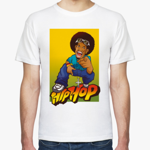 Футболка с принтом  'Хип - хоп'