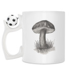 Кружка с футбольным мячиком