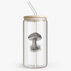 Банка с бамбуковой крышкой