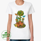 Женская футболка органик