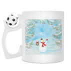 Кружка с футбольным мячиком