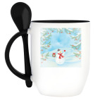 Кружка с ложкой