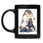 Кружка цветная UV-DTF