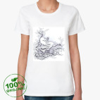 Женская футболка органик