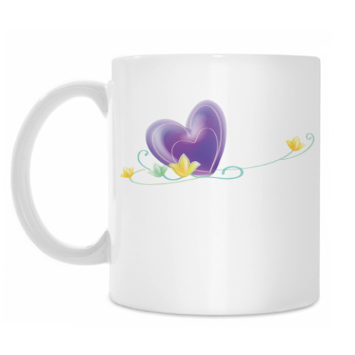 Кружка с принтом Сердце