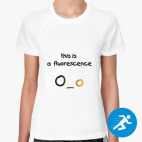 Женская спортивная футболка