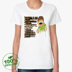 Женская футболка органик