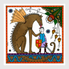 Дракон, укрощающий св. Георгия