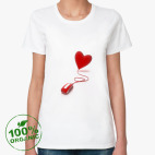 Женская футболка органик