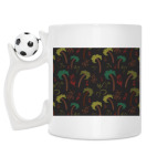 Кружка с футбольным мячиком