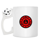 Кружка с футбольным мячиком