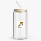 Банка с бамбуковой крышкой