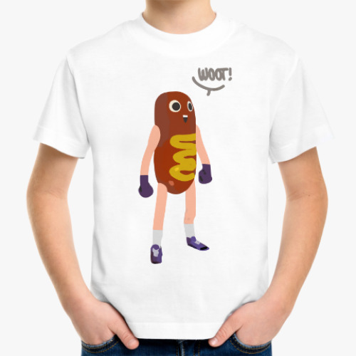 Детская футболка Hot Dog Man
