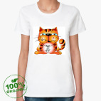 Женская футболка органик