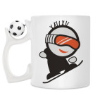 Кружка с футбольным мячиком