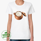 Женская футболка органик