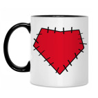 Кружка двухцветная