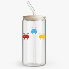 Банка с бамбуковой крышкой