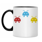 Кружка двухцветная