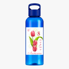 Прозрачная спортивная бутылка